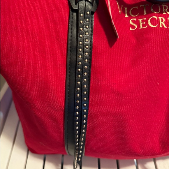 Victoria's Secret Bold Red and Black Tote - Picture 4 of 8